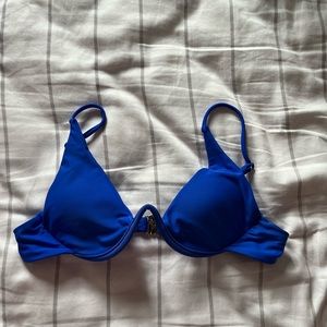 Royal blue bikini top